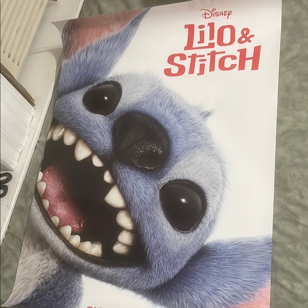 Lilo & Stitch 27x40 Movie Poster Original Disney 2025 Great LAST
